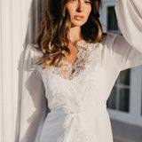 Layla Lace Trim Maxi - Includes Slip