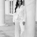 Blanche Long Satin PJ Set