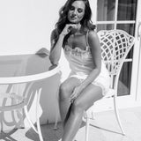 Hallie Lace Trim Bridal Slip
