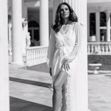 Layla Lace Trim Maxi - Includes Slip