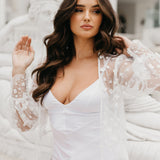 Eden Satin Bridal Body Suit