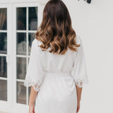 Chiara Lace Trim Robe