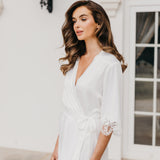 Chiara Satin Trim Robe