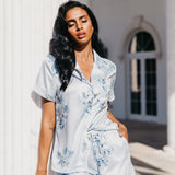 Mileva Bleu De Fleur Printed PJ Set