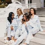 Katerina Bleu De Fleur Printed PJ Set