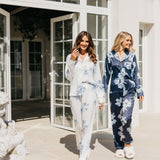 Katerina Bleu De Fleur Printed PJ Set