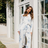 Katerina Bleu De Fleur Printed PJ Set