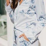 Romi Bleu De Fleur Printed PJ Set