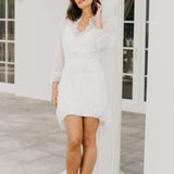 Maeve Lace Trim Robe - Includes Slip