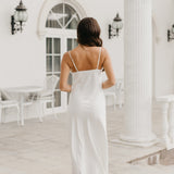 Francesca Satin Lace Applique Bridal Slip