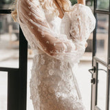 Maya Lace Robe - lerose AU