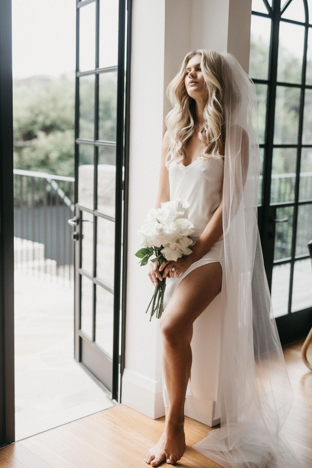 Valentine Satin Maxi Slip - lerose AU