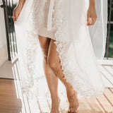 Iris Lace Trim Maxi - lerose AU