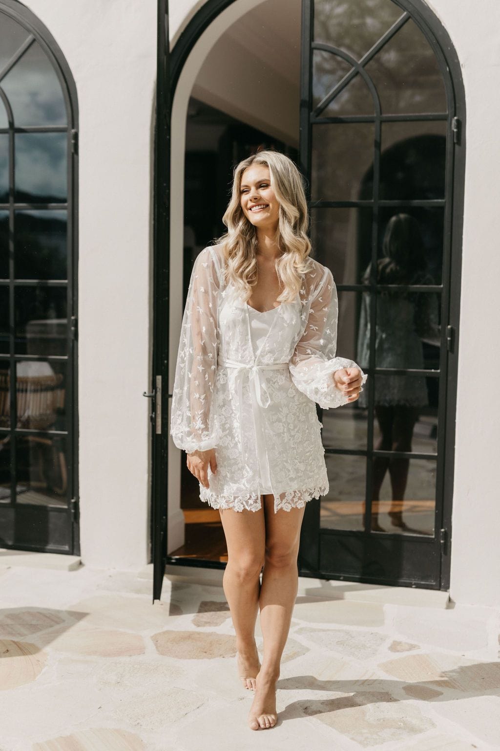 Maya Lace Robe - lerose AU