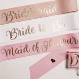 Customized Sashes