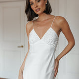 Celine Pearl Beaded Bridal Slip