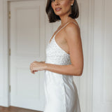 Celine Pearl Beaded Bridal Slip