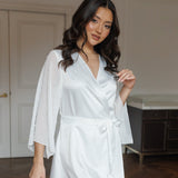 Louise Pearl Beaded Robe