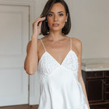 Elodie Pearl Beaded Cami Bridal Set