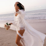Olivia Georgette Bridal Robe