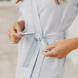 Cleo Midi Linen Robe