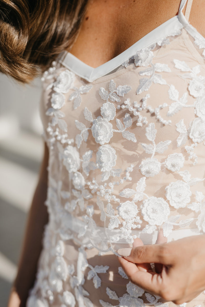 Zara Lace Beaded Bridal Set