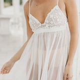 Fiona Forget Me Knot Lace Babydoll Bridal Slip